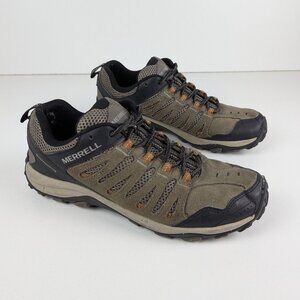 Merrell Crosslander 3 Mens Size 11.5 Low Top Hiking Shoes Boots Brown Lace Up